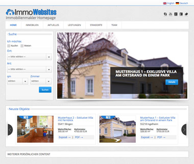 Beispiel-Website > Startseite