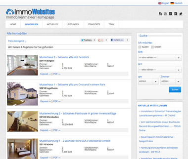 Beispiel-Website > Immobilienlisting